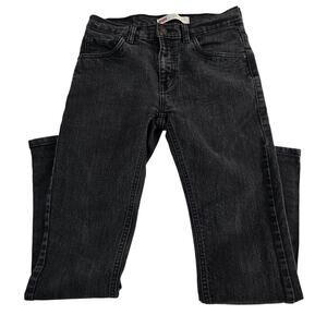Levis 511 slim fit jeans size 16 reg black 28x30 boys 6910